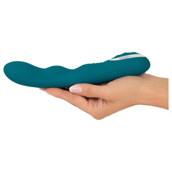 SMILE - Rechargeable, Waterproof G-Spot Rotating Vibrator (Green)