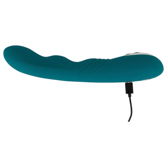 SMILE - Rechargeable, Waterproof G-Spot Rotating Vibrator (Green)