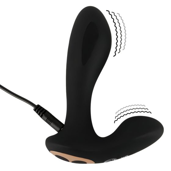 XOUXOU - Wearable Electro G-Spot and P-Spot Vibrator (Black)