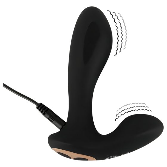 XOUXOU - Wearable Electro G-Spot and P-Spot Vibrator (Black)