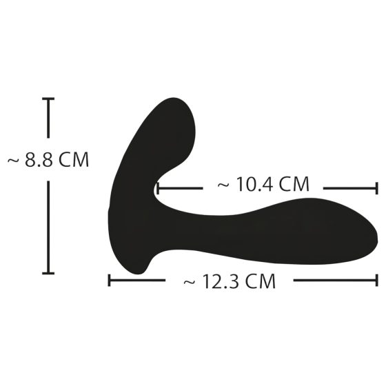 XOUXOU - Wearable Electro G-Spot and P-Spot Vibrator (Black)