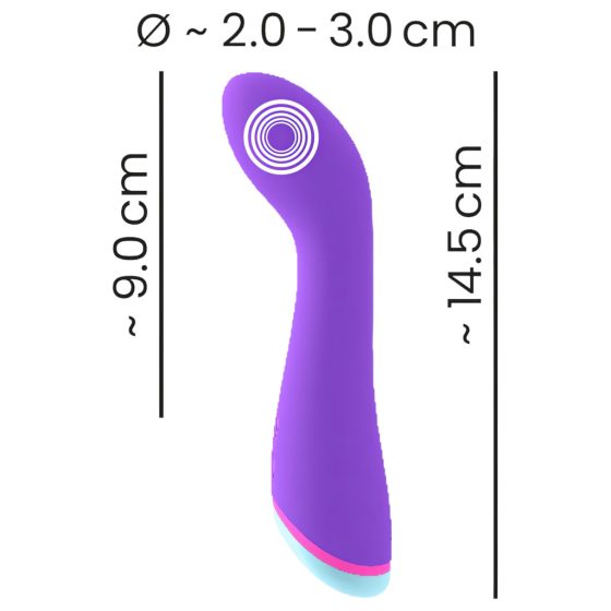 You2Toys Colorful - Rechargeable, Waterproof G-Spot Vibrator (Purple)