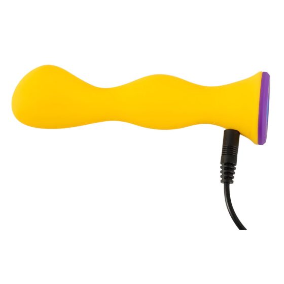 You2Toys colorful - rechargeable, waterproof anal vibrator (yellow)