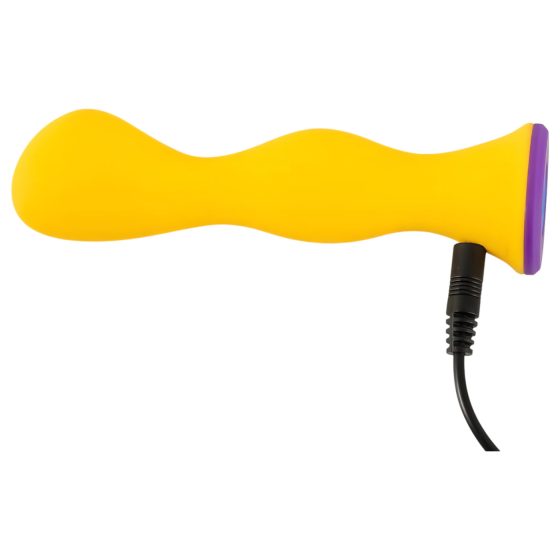 You2Toys colorful - rechargeable, waterproof anal vibrator (yellow)