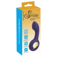 SMILE - Rechargeable G-spot and P-spot Vibrator (Purple)