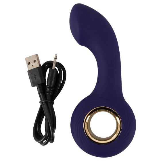 SMILE - Rechargeable G-spot and P-spot Vibrator (Purple)