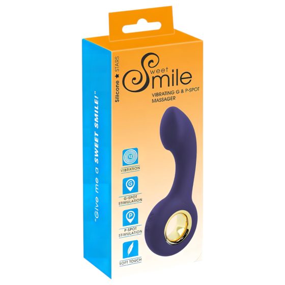 SMILE - Rechargeable G- and P-Spot Vibrator (Purple)