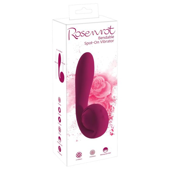 You2Toys Red Rose - Rechargeable, Waterproof G-spot Vibrator (Red)