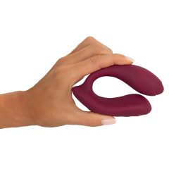   You2Toys Rosenrot - rechargeable, wearable vibrator with remote control (red)