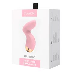   Svakom Pulse Pure - Rechargeable, Air Pulse Clitoral Stimulator (Pink)