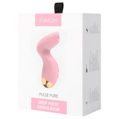   Svakom Pulse Pure - Rechargeable, Air Pulse Clitoral Stimulator (Pink)