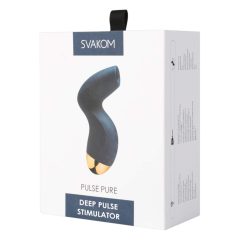   Svakom Pulse Pure - Rechargeable Air Wave Clitoral Stimulator (Blue)