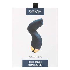   Svakom Pulse Pure - rechargeable, air-wave clitoral stimulator (blue)