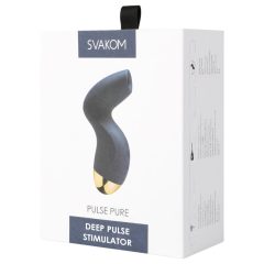   Svakom Pulse Pure - rechargeable air-wave clitoral stimulator (blue)