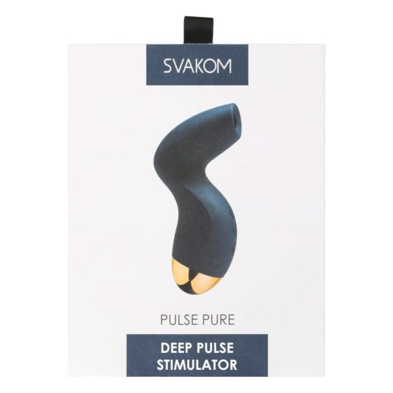 Svakom Pulse Pure - Rechargeable Air Wave Clitoral Stimulator (Blue)