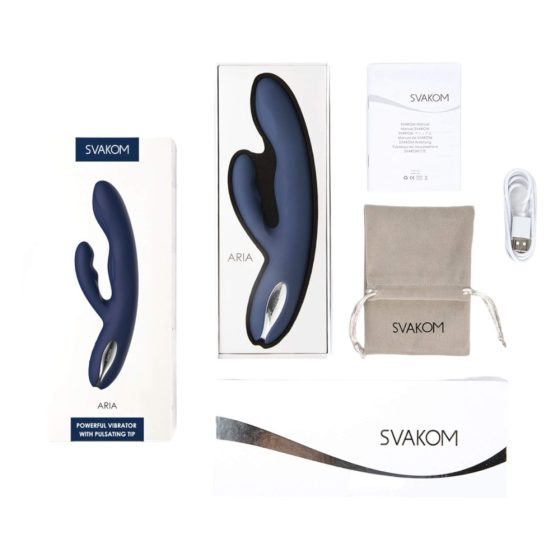 Svakom Aylin - Rechargeable Pulsating Clitoral Vibrator (Blue)