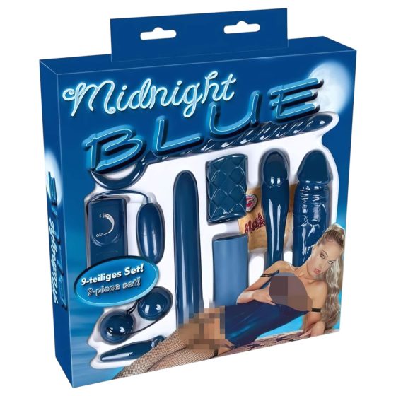 You2Toys - Midnight Blue - Vibrator Set (9 Pieces)