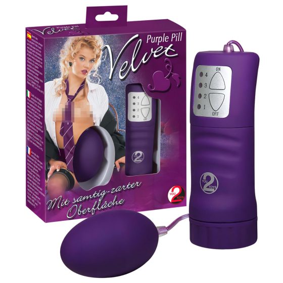 You2Toys - Velvet Purple Vibrating Egg - Velvety