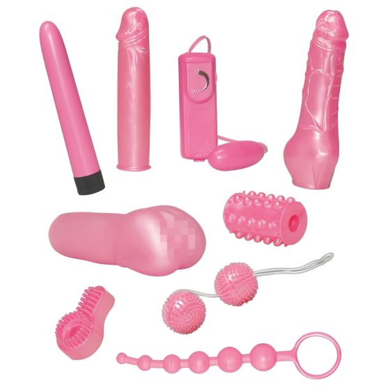 You2Toys - Pink - Vibrator Set (9 Pieces)