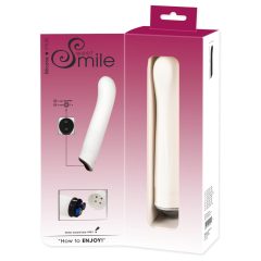 SMILE Easy - curved vibrator (white)