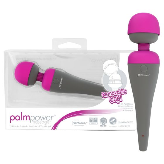 PalmPower massager vibrator with interchangeable head