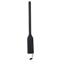 / You2Toys Silicone Urethral Vibrator - Black (8mm)