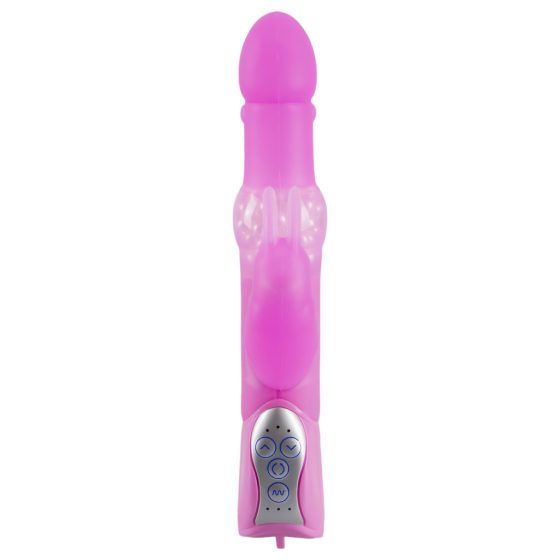 SMILE Pearly Rabbit - Beaded Vibrator (Pink)