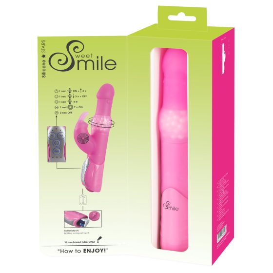 SMILE Pearly Rabbit - bead vibrator (pink)