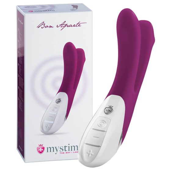 mystim Bon Aparte - dual-arm vibrator (blackberry)