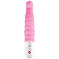   Fun Factory G5 - rechargeable, waterproof ribbed G-spot vibrator (pink)