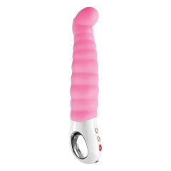   Fun Factory G5 - Rechargeable, Waterproof Ribbed G-spot Vibrator (Pink)