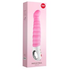   Fun Factory G5 - rechargeable, waterproof ribbed G-spot vibrator (pink)