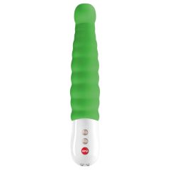   Fun Factory G5 - Rechargeable, Waterproof Ribbed G-Spot Vibrator (Green)