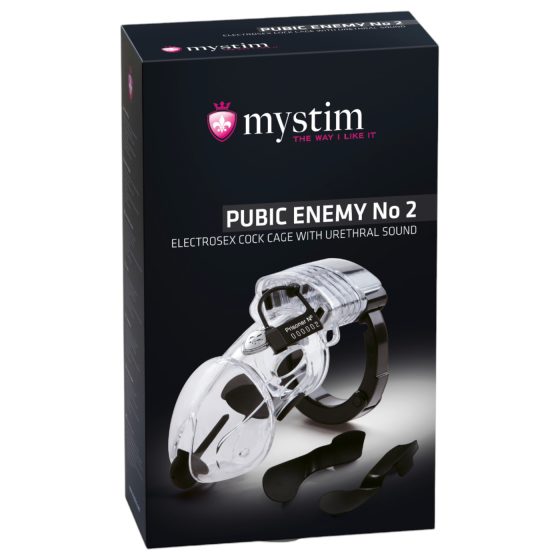 mystim Pubic Enemy No 2 - electro penis cage