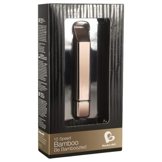 Bamboo Lipstick Vibrator (Rose Gold)