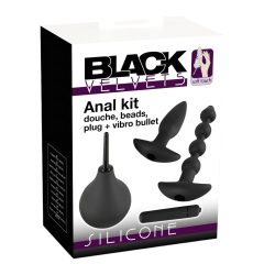 Black Velvet Anal Set (4-Piece)