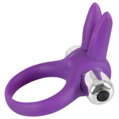 SMILE Rabbit - Vibrating Penis Ring (Purple)