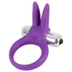 SMILE Rabbit - Vibrating Penis Ring (Purple)