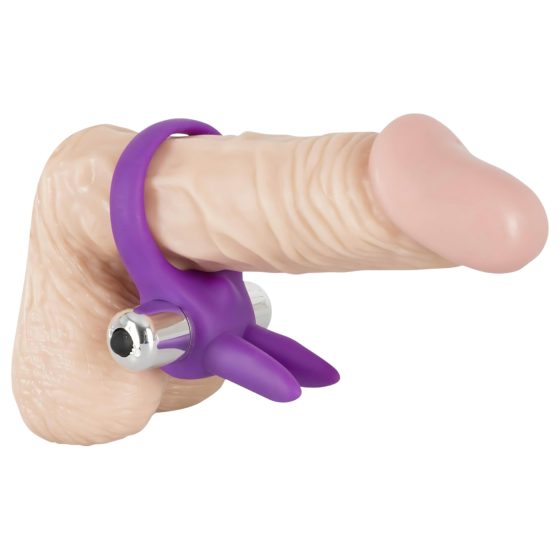 SMILE Rabbit - Vibrating Penis Ring (Purple)