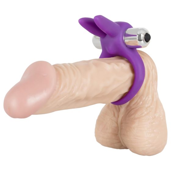 SMILE Rabbit - Vibrating Penis Ring (Purple)