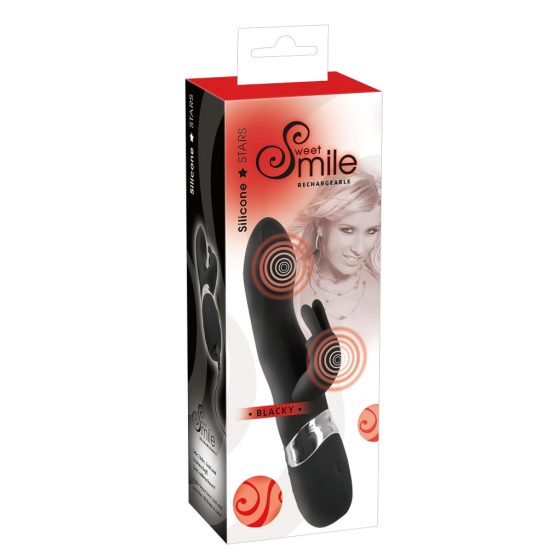 SMILE Blacky - Dual Motor USB Vibrator (Black)