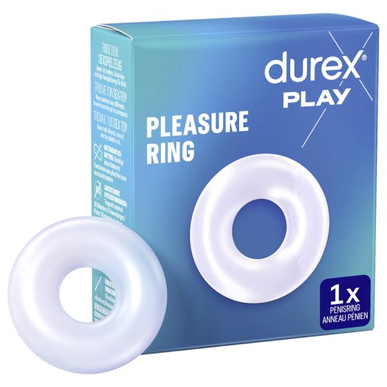 Durex Pleasure Ring - Penis Ring (Transparent)