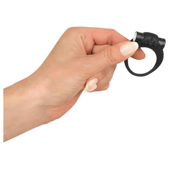 SMILE Stayer - Vibrating Cock Ring (Black)