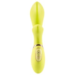 Jülie - Clitoral Vibrator with Arm (Yellow-Green)