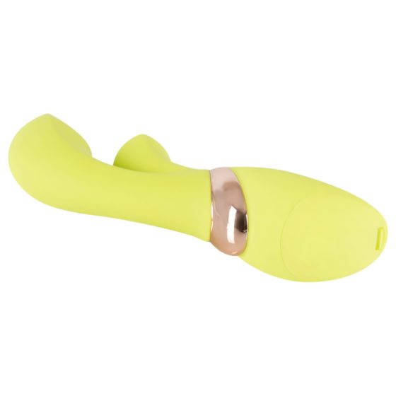 Jülie - Clitoral Vibrator with Arm (Yellow-Green)