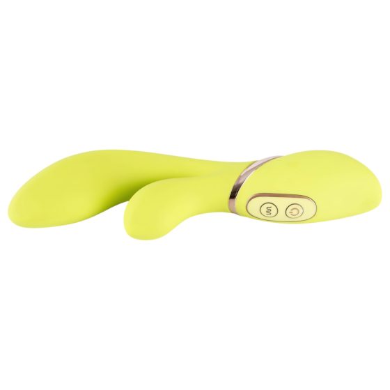 Jülie - Clitoral Vibrator with Arm (Yellow-Green)