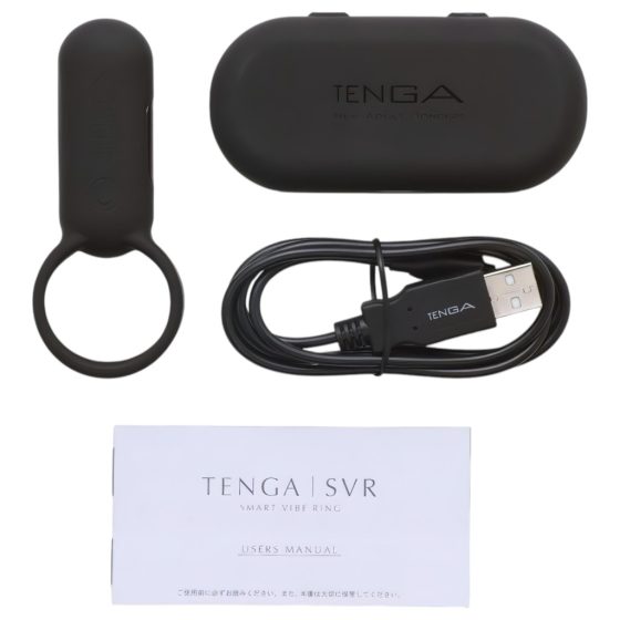 TENGA Smart Vibe vibrating penis ring (black)