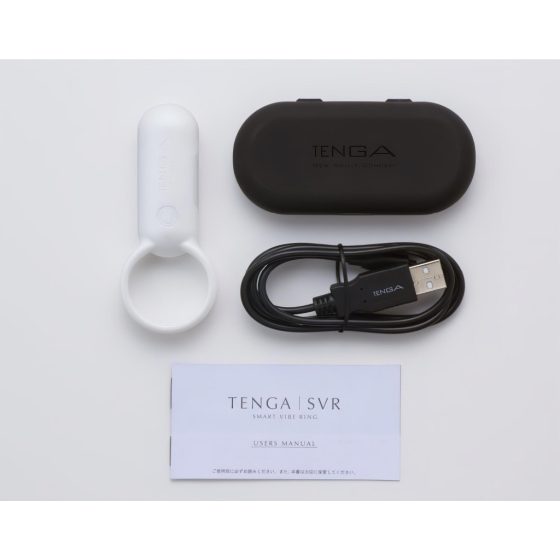 TENGA Smart Vibe - Vibrating Cock Ring (White)