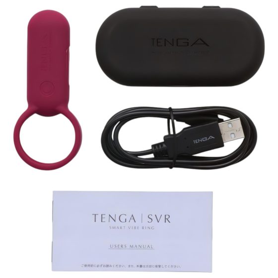 TENGA Smart Vibe - Vibrating Cock Ring (Red)