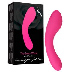 Swan Wand - Rechargeable Vibrator (Pink)